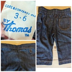 Vintage Baby Jeans by Thomas 3-6